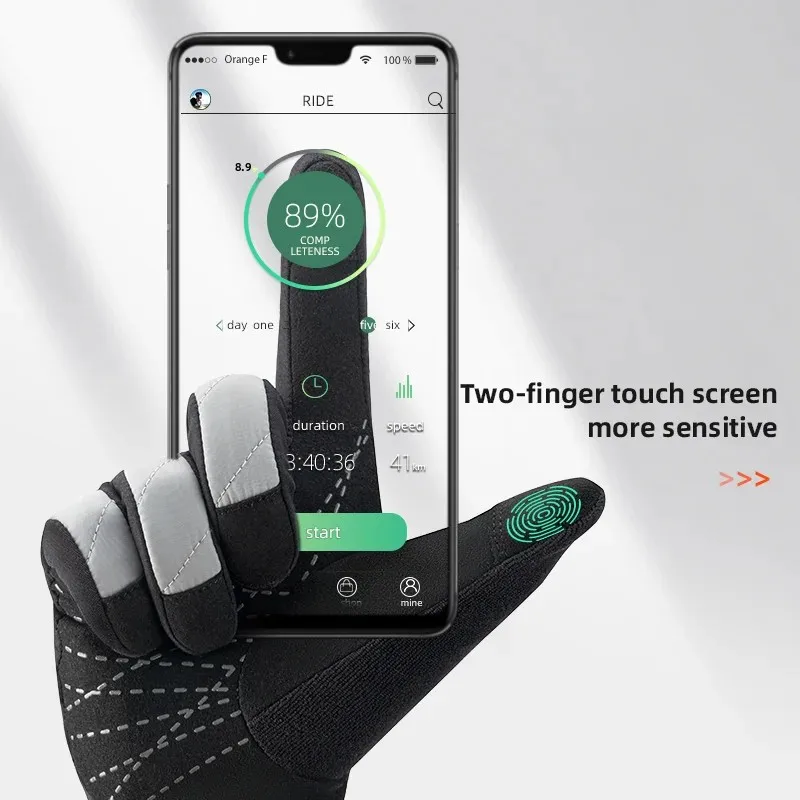 Cycling Gloves Touch Screen Windproof Thermal Warm For MTB Road Bike Motorcycle sport gloves