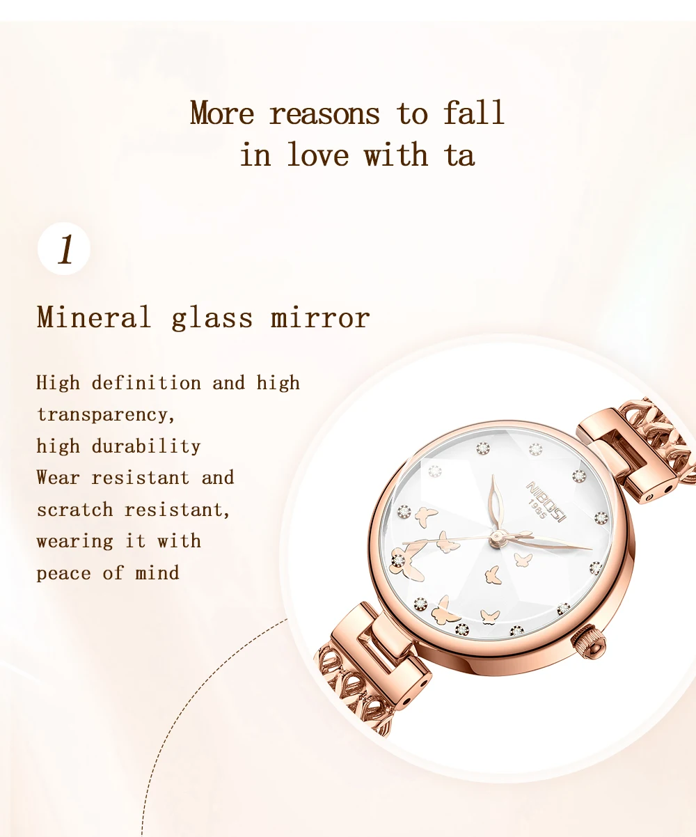 Nibosi Gleam Dial Ladies Watch 2635