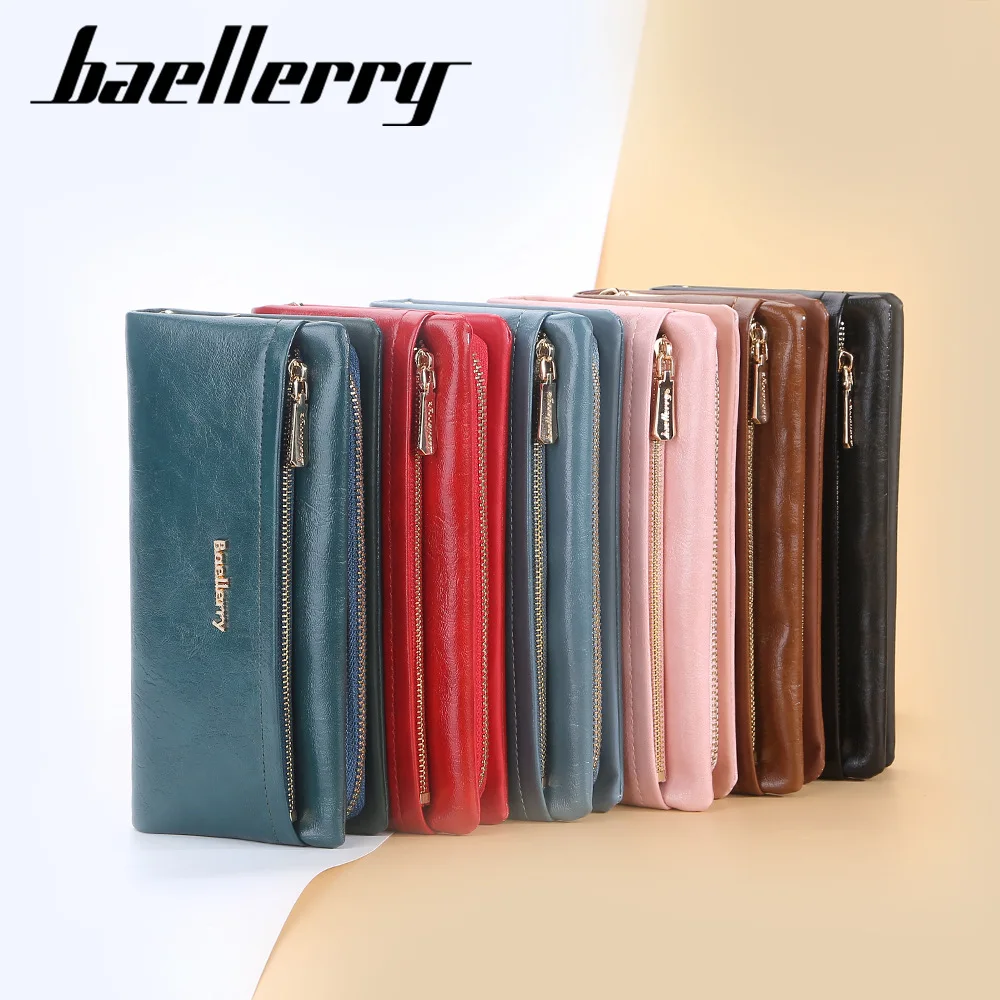 Women Wallets Long Purses Zipper Coin Pocket Card Holder Leather Wallet women wallet, zipper wallets, leather wallet, coin purse wallet, coin purse, women coin purse, women purse, card wallet