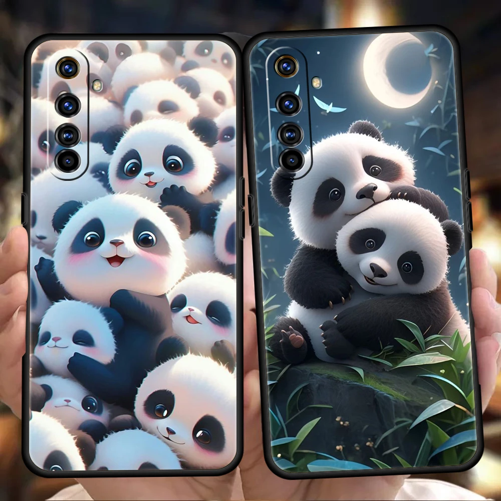 Cartoon Lovely Panda Shockproof Silicone Phone Case