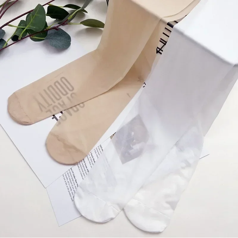 Kids Pantyhose Ballet Tights Toddler Tights New Baby Kids Mesh Pantyhose for Girls Fashion White Skin Series Ballet Tights Soft Thin Breathable Leggings Stocking