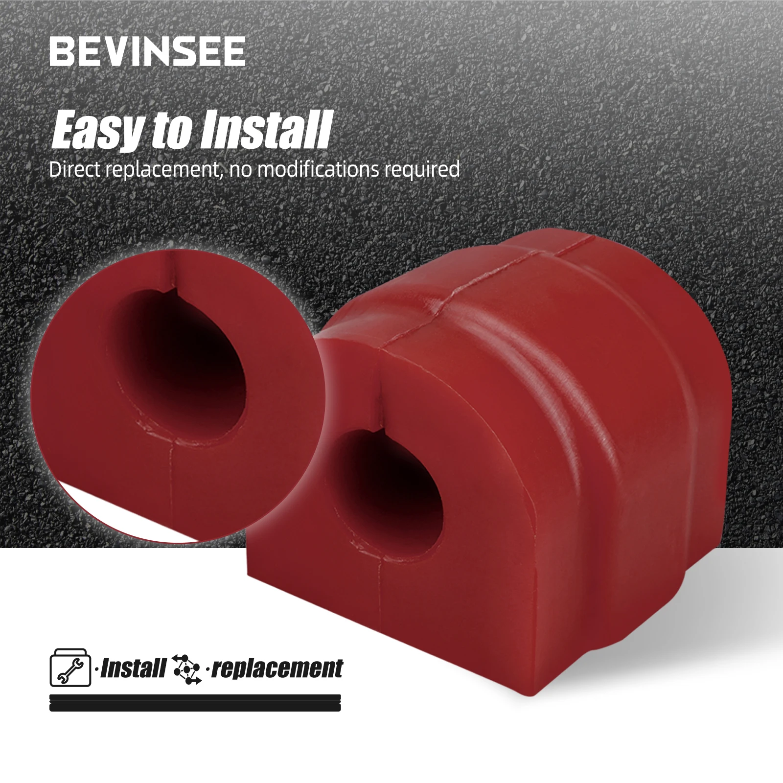 Front Anti-Roll Sway Bar Polyurethane Bushing for BMW E46 1999-2006 front axle sway bar bushing