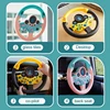 Kids Eletric Simulation Steering Wheel Toy Simulation Driving Sound Music With Light And Sound Educational Christmas Present 2