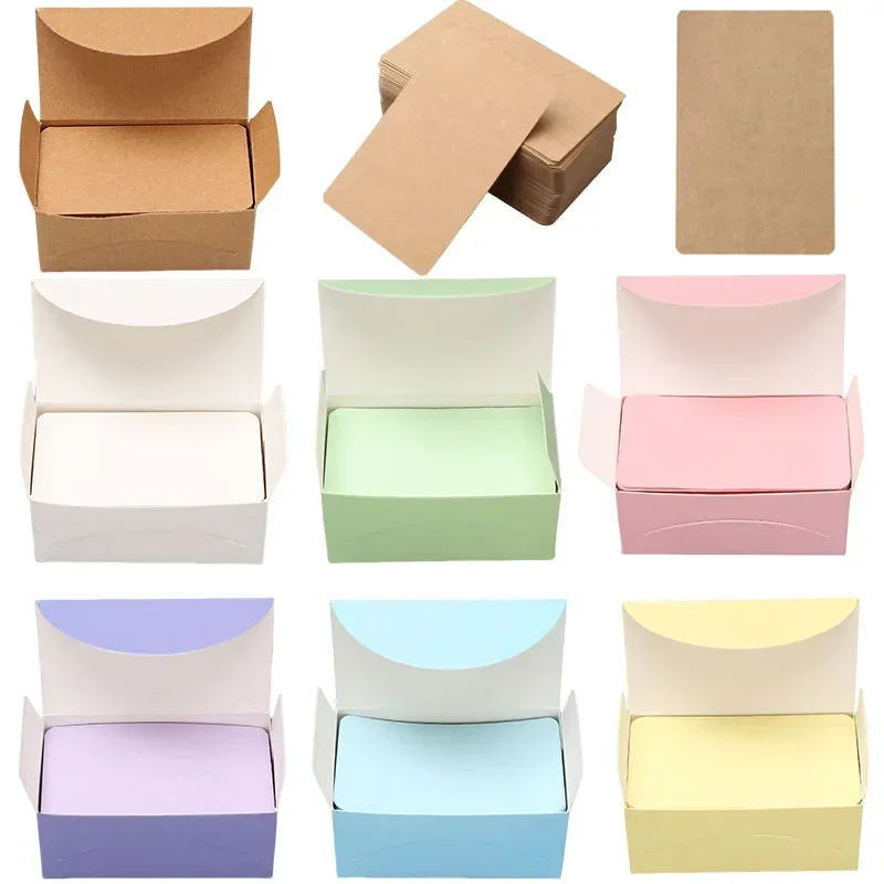 200Pcs/Lot Blank Paper Cards DIY Graffiti Small Card Word Learning Card ...