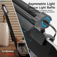 Lampe de bureau LED en aluminium, 5 couleurs, barre lumineuse Portable de 30cm, intensité variable, écran USB, lampe de Table de travail 3