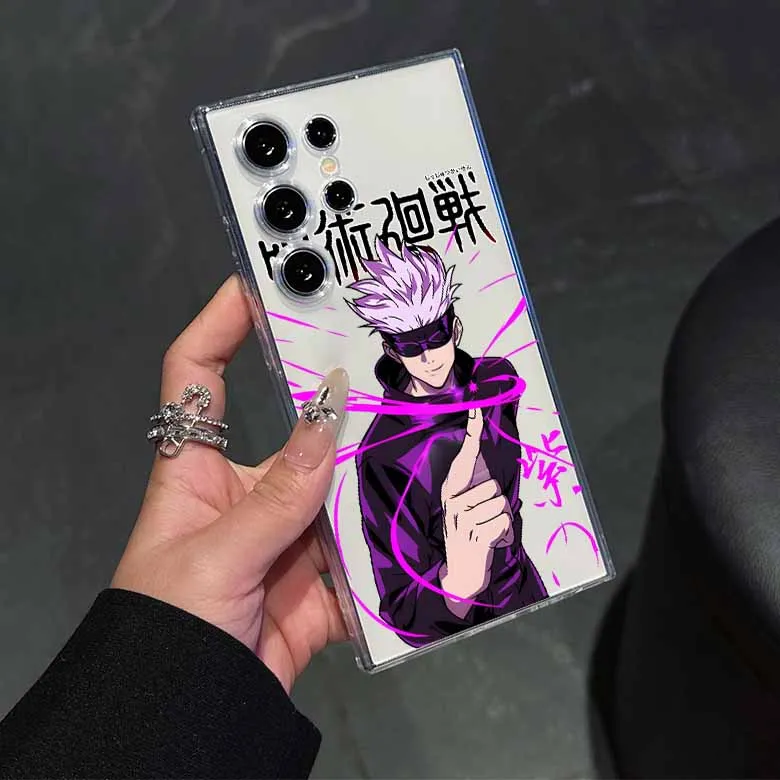 Jujutsu Kaisen Gojo Satoru Transparent Space Soft Phone Case
