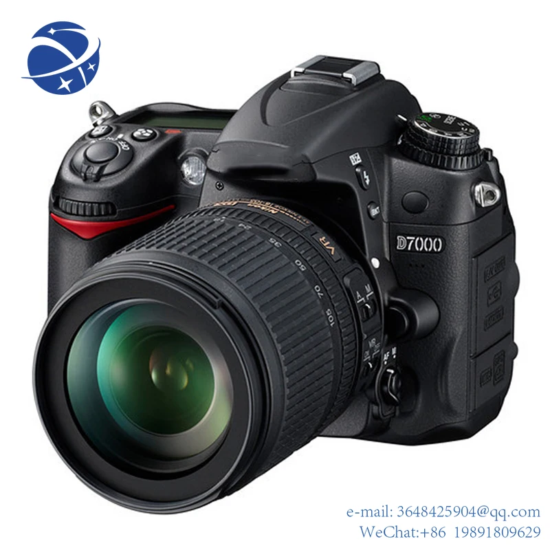 

Оптовая продажа с завода YYHC, использованная зеркальная камера D7000, HD Цифровая камера 18-55 мм, 18-105 мм, 18-140 мм, объектив VR
