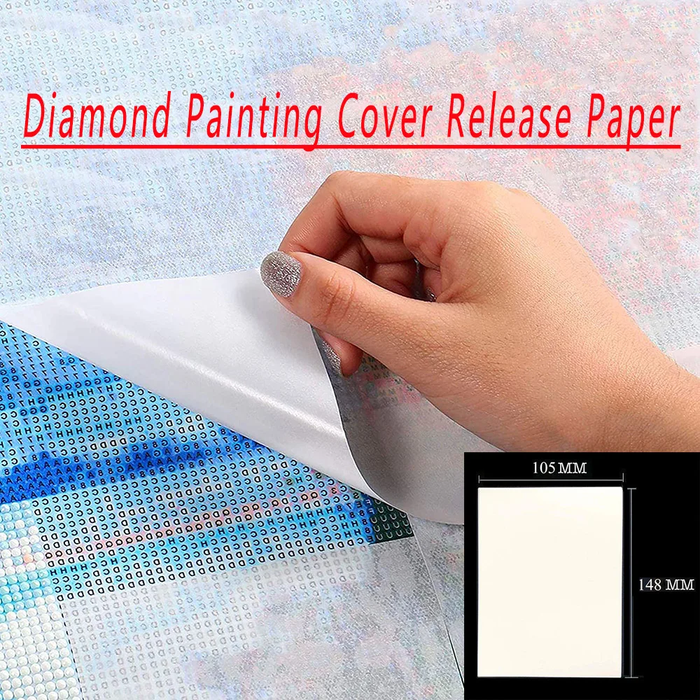 Diamond Painting Tools Accessories Transparent Paper Covers Reusable Cover  Sheets Easy to Paint with Sperate Sections - AliExpress