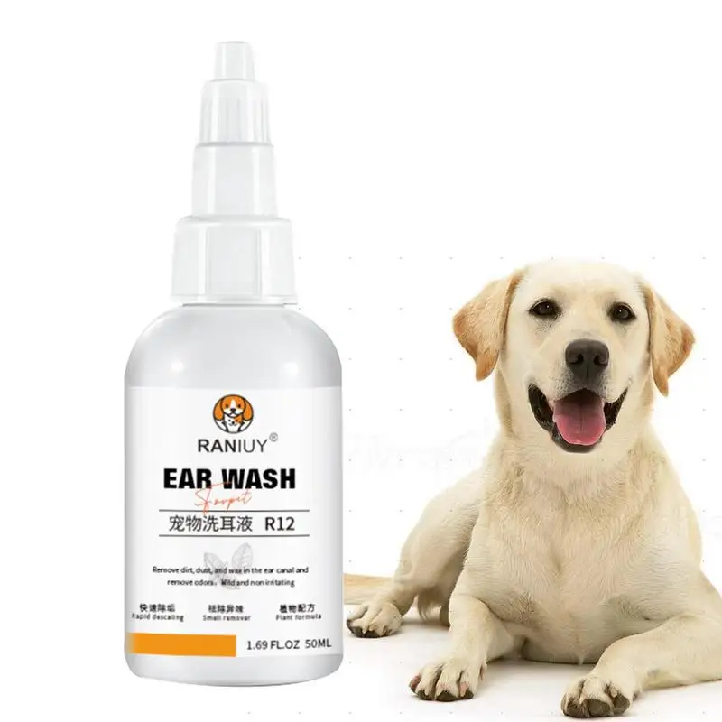 

Dog Ear Cleaner Pet Ear Wash Drops Cat Dog Ear Cleaner Infaction Control Yeast Mites Removes Ear Mites For Cats & Dogs Accessory