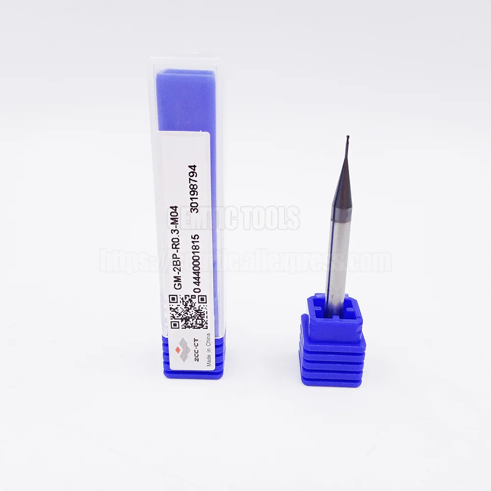 

GM-2BP-R0.4-M04 ZCC GM-2BP-R0.3-M04 2 Flute Ball Nose End Mill