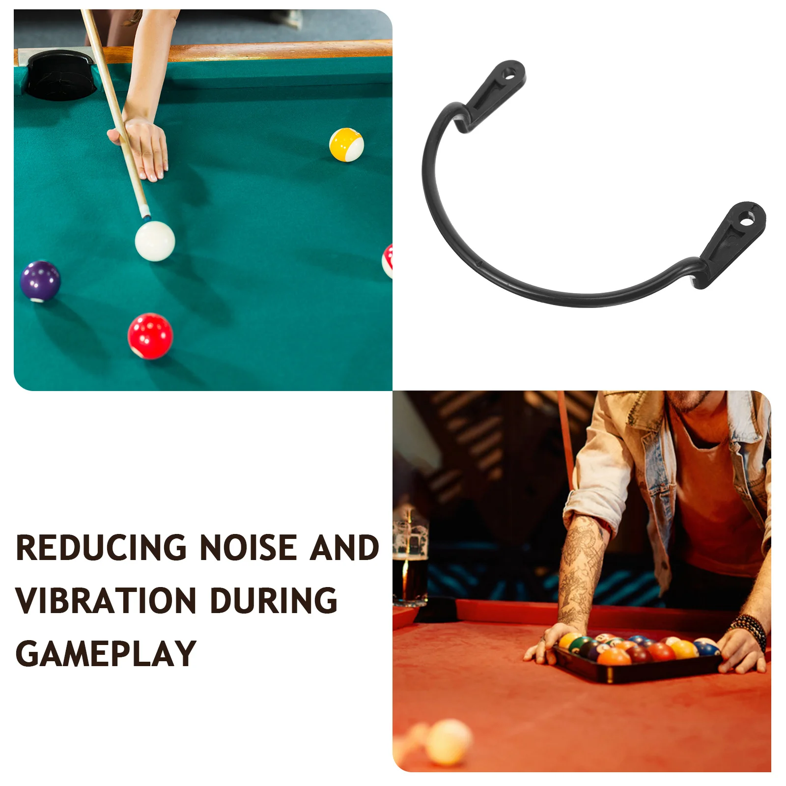 6 Pcs Black Net Pocket Holder Pool Table Pockets Replacement Hanger Bracket Billiard Accessories Snooker Balls Container Pool