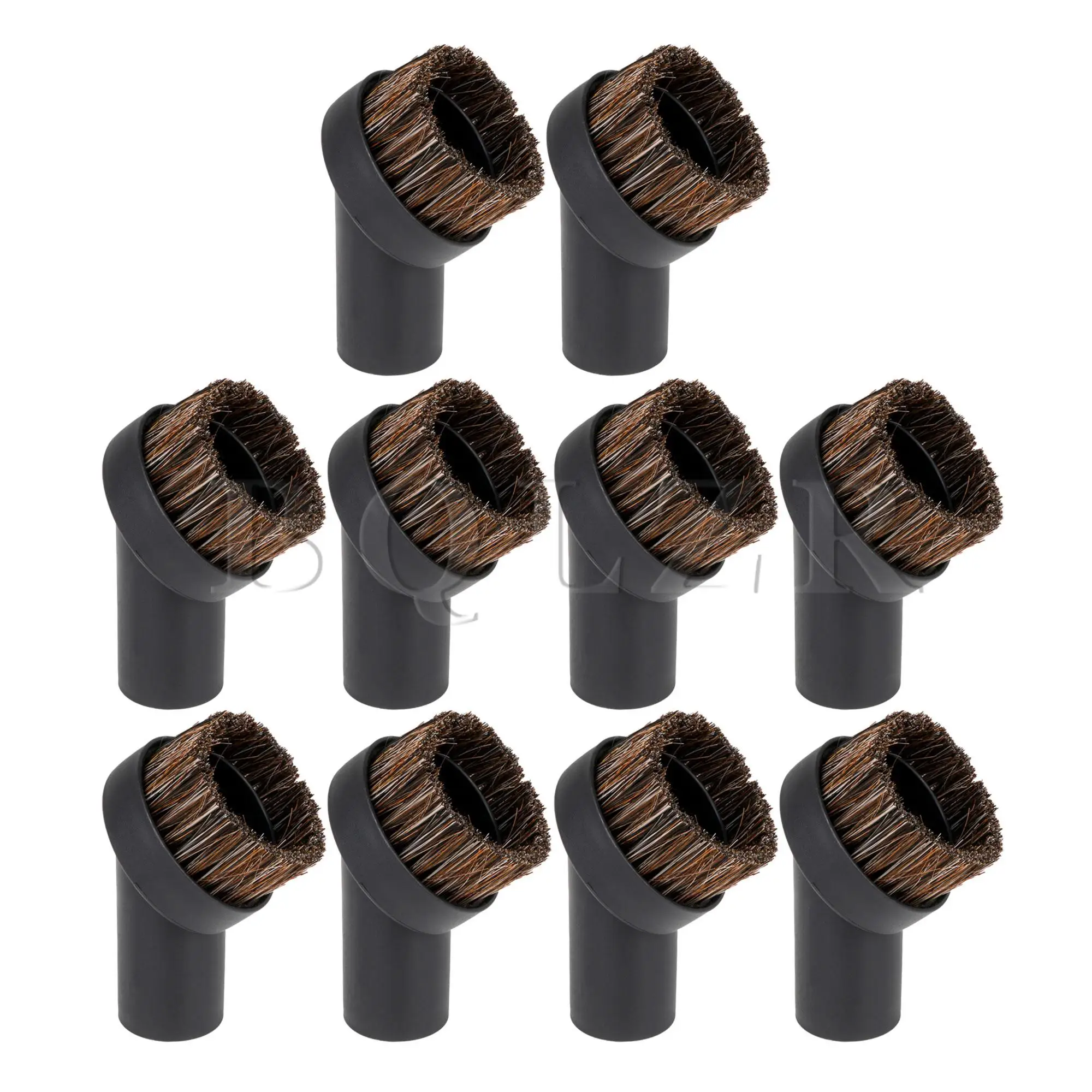 

BQLZR 10PCS Round Vacuum Brush 1.25" Plastic Horse Hair Replacement for Haier