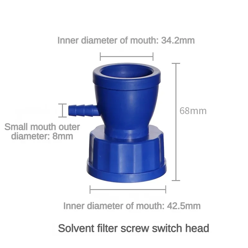 Laboratory Sand Core Suction Device Solvent Filter Unit GL45 Screw Adapter Glass Vacuum Filtration Apparatus 500/1000mL