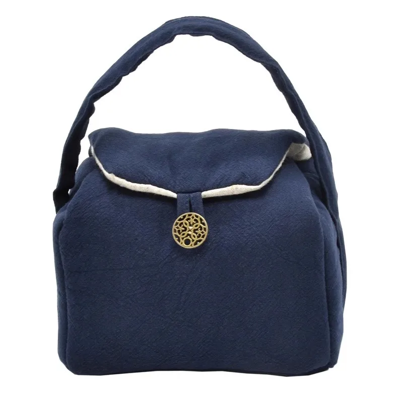 Portable Storage Bag Travel Bags Tea Cup Storage Cloth Bag Inter Separated Organizer Cup Arrangement Tote Bag