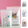 Cartoon Animal Storage Bags Transparent PE Travel Bundle Pocket Hanging Bags Shoes Package Drawstring Bag 1