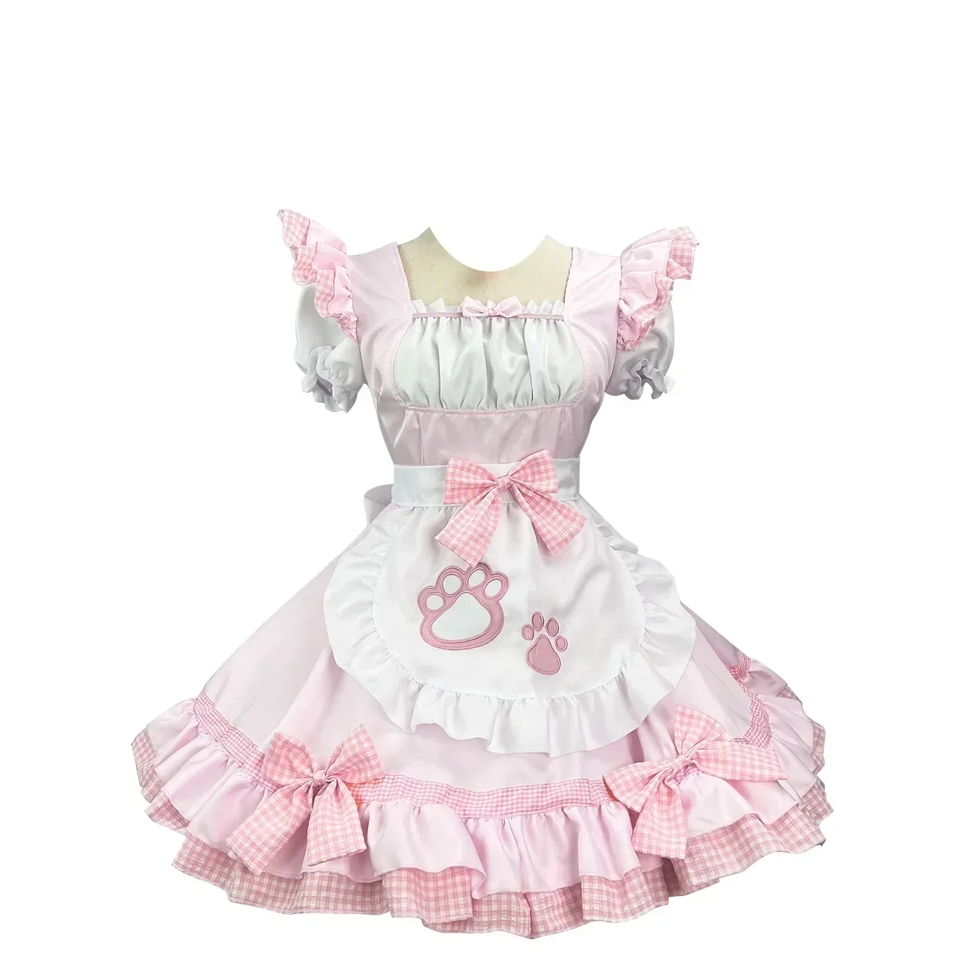 Women's Cat Girl Maid Costume Cos Costume apanese Cute Maid Black and White Classic Lolita lolita dress lolita cosplay costumes