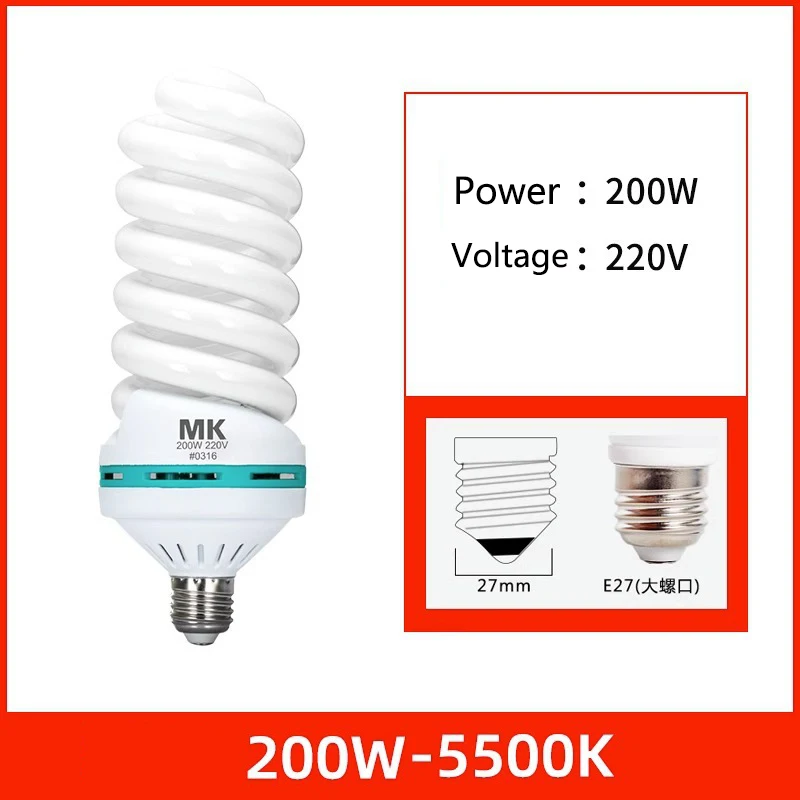 Buy HPUSN 85W 110V 5400K Compact Fluorescent CFL Balanced Daylight Bulb With E27 Mount, Lighting Studio Ideal For Photography And Video Online At Lowest Price Ever In India