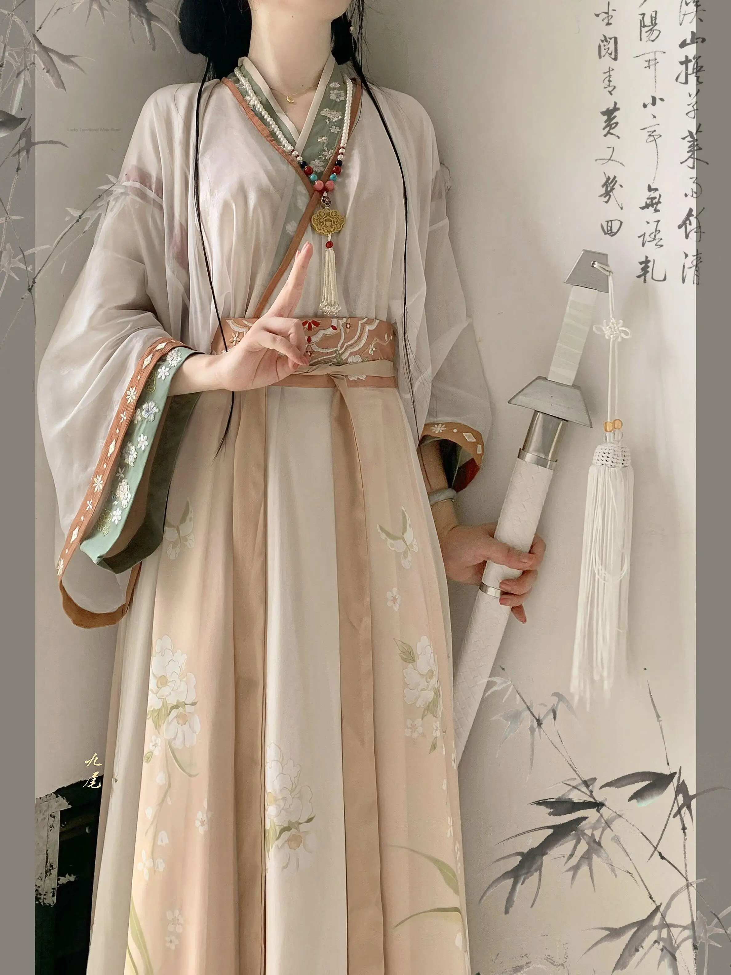 Hanfu Dress Women Ancient Chinese Traditional Folk Dance Hanfu Set Song Dynasty Female Cosplay Costume Vintage Party Outfit T1 chinese mulberry paper chinese ming qing dynasty ancient paper handmade calligraphy painting vintage rice papier rijstpapier