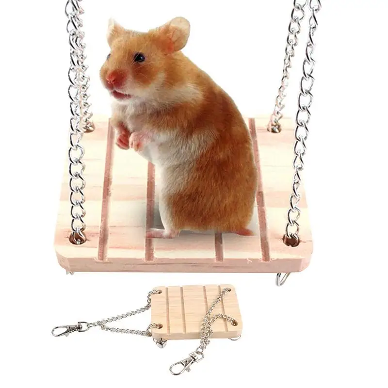 

Hamster Cage Swing Cute Parrot Hamster Hanging Swing Toy Hamster Toy Chinchilla Amuse Mouse Pet Exercise Toys Accessories Supply