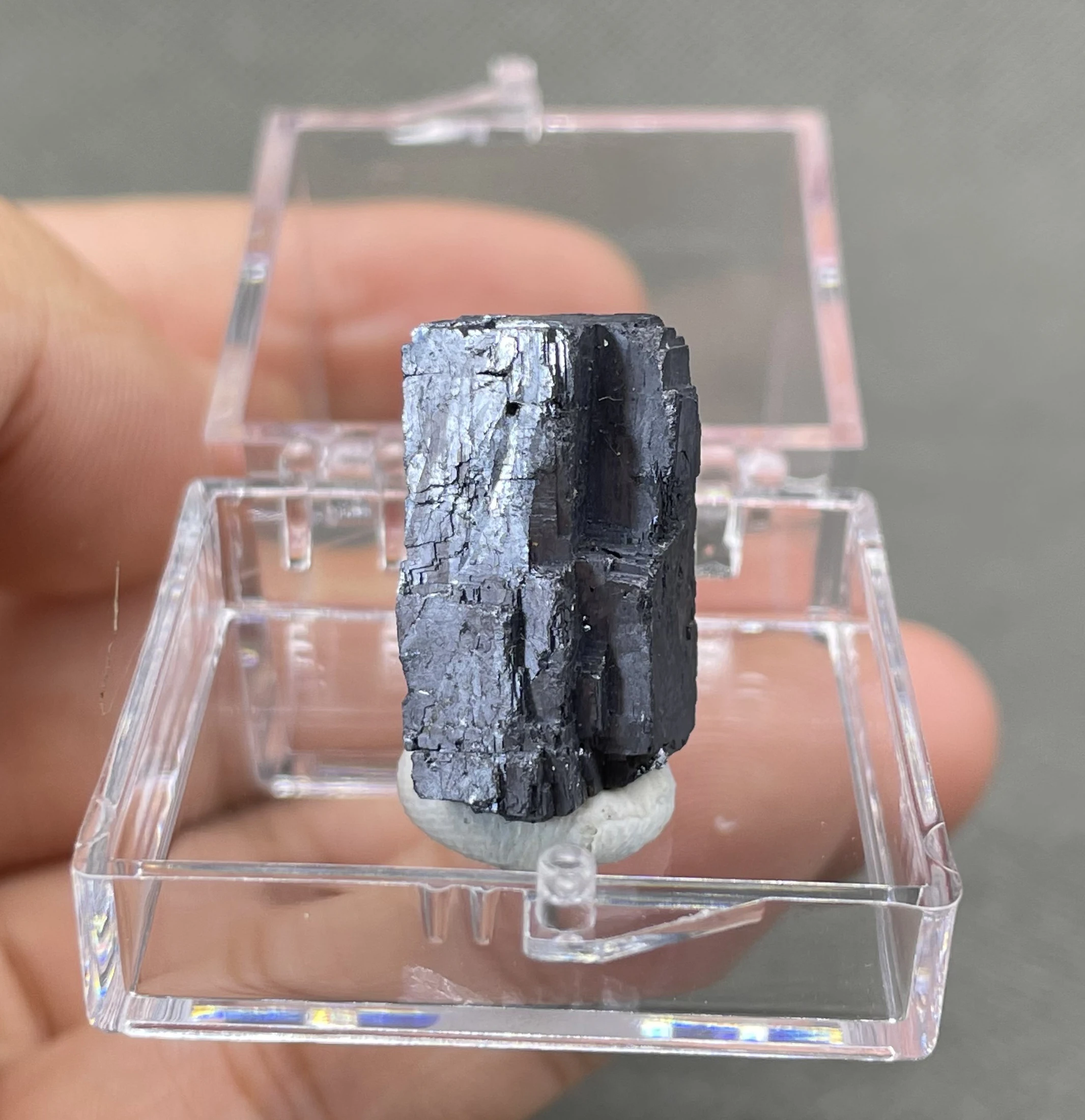 Natural rare Galena mineral specimens + box size 3.4 cm + healing quartz crystals and stones rock gemstone 6