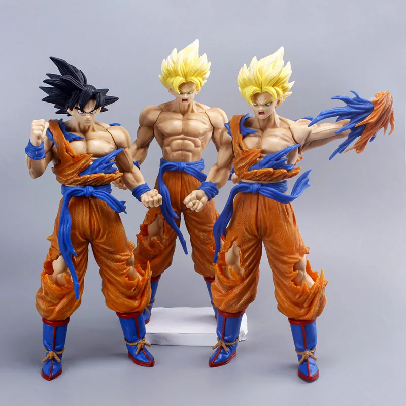 Desenhos animados anime personagem dragon ball modelo figura ornamento filho  goku vegeta gogeta modelo ornamento crianças figuras brinquedos - AliExpress