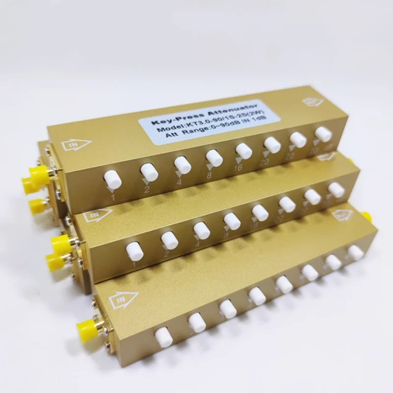 SMA/N Keypress Attenuator signal adjustable 090dB Step/RF adjustable