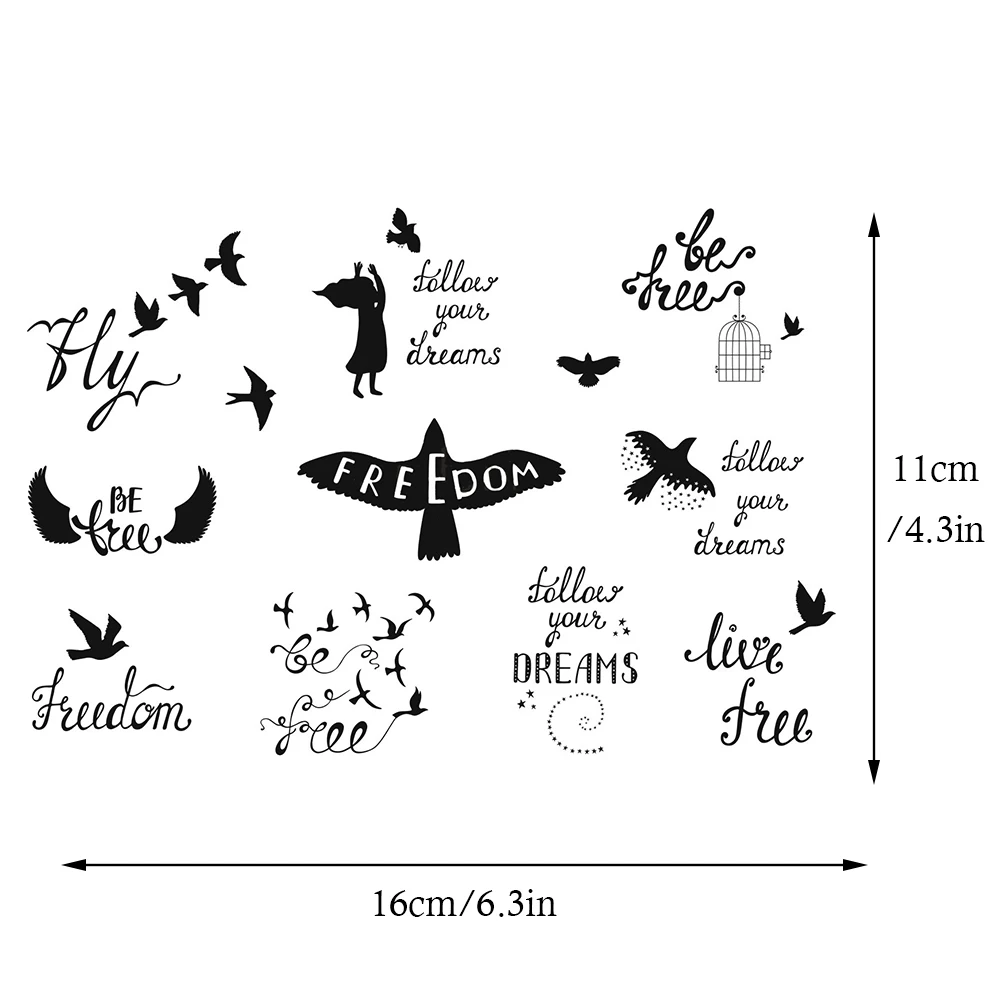 Pine Trees Roses Dreams Clear Stamps Seals DIY Scrapbooking Card Making Album Decorative Silicone Stamp Crafts clear stamps,clear rubber stamps