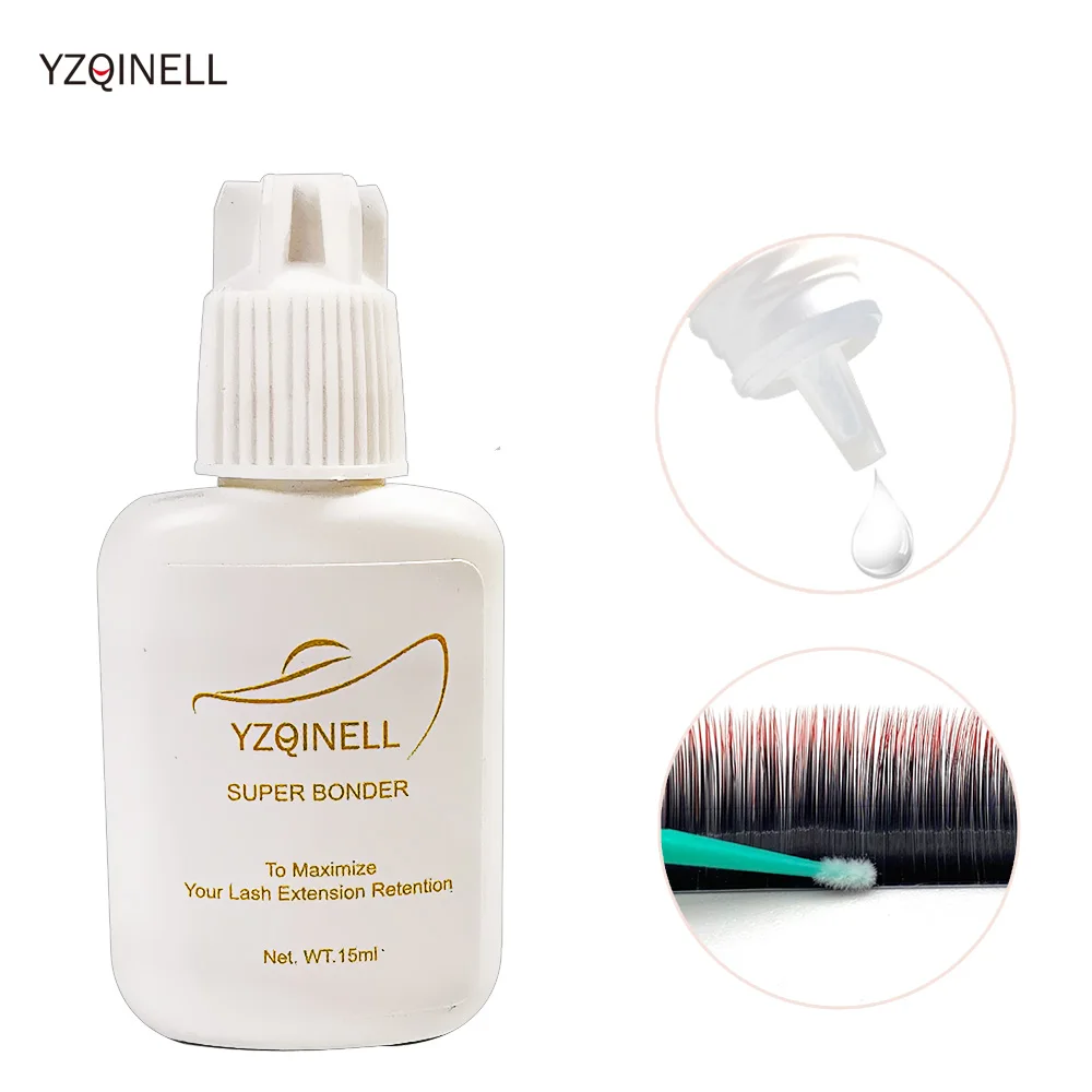 

15ml Eyelash Extension Bonder Extend Last Time Adhesive Bonding Strength False Eyelashes Fixing Agent Glue Primer Tools