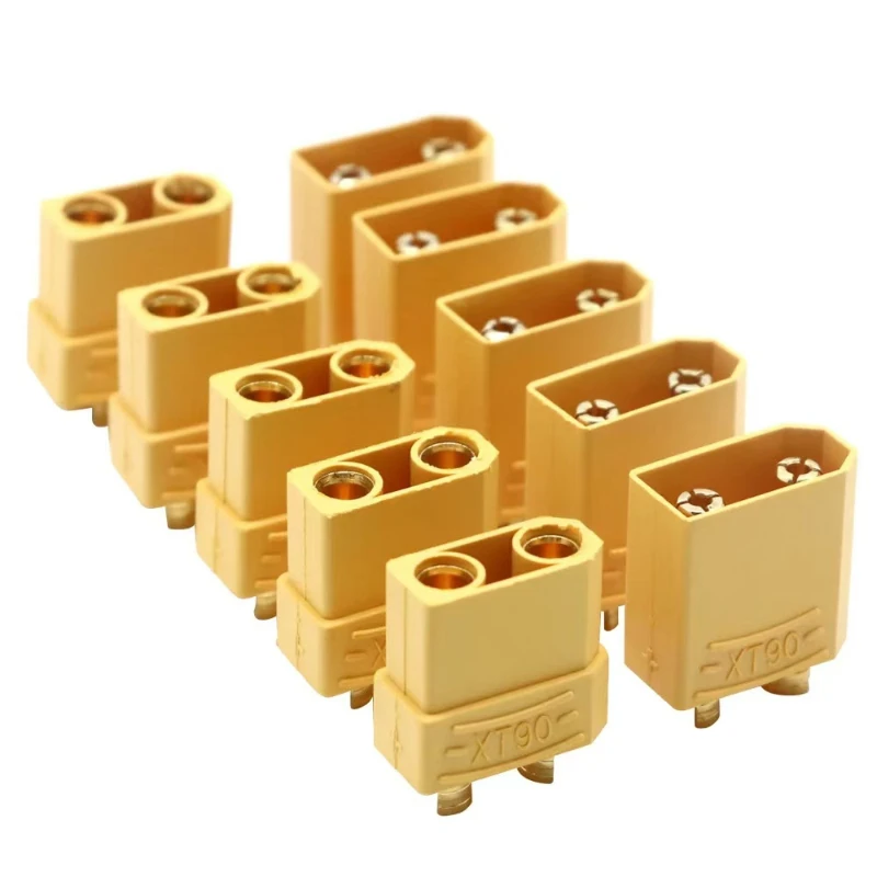1/2/5 คู่ XT90 XT-90 ชายหญิง Bullet Connector ปลั๊กสําหรับ RC LiPo แบตเตอรี่ RC Drone เครื่องบินรถเรืออุปกรณ์เสริม 1
