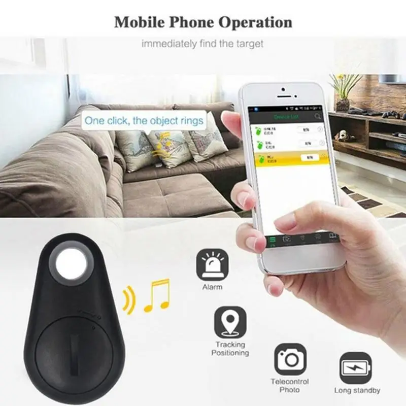 Portable GPS Bluetooth 5.0 Mobile Key Fashion Smart Pets Anti Lost Alarm Wireless Wallet Key Finder Locator Reminder wallet tracker smart tracker bluetooth tracker