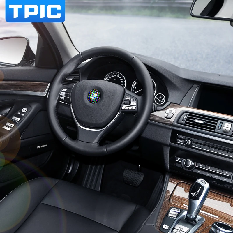 TPIC Auto Innen Zubehör ABS Chrom Taste Abdeckung Aufkleber Für BMW F10 F07  F06 F12 F13 F01 F02 F20 F30 f32 Auto Styling