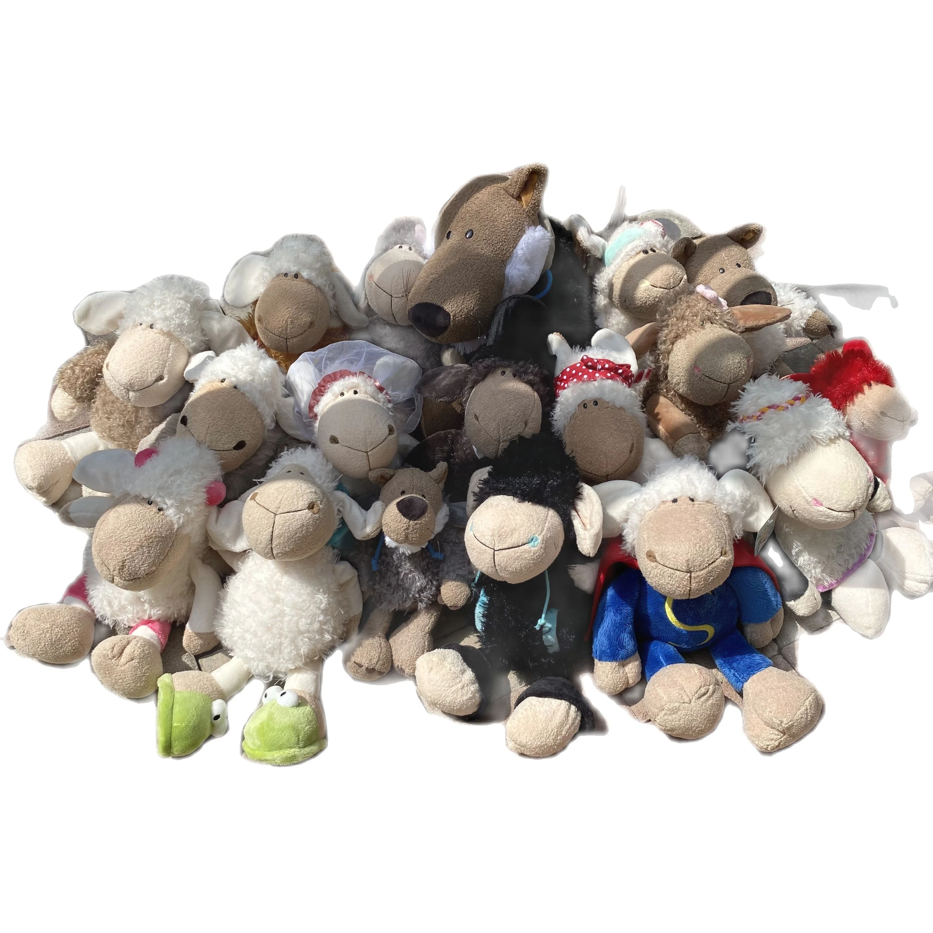 25センチメートル 75センチメートルピンクルーシー羊子羊牡羊座頭飾り花羊ぬいぐるみぬいぐるみ ベビーキッズ人形ギフト送料無料 Doll Gift Plush Toystoys Free Shipping Aliexpress