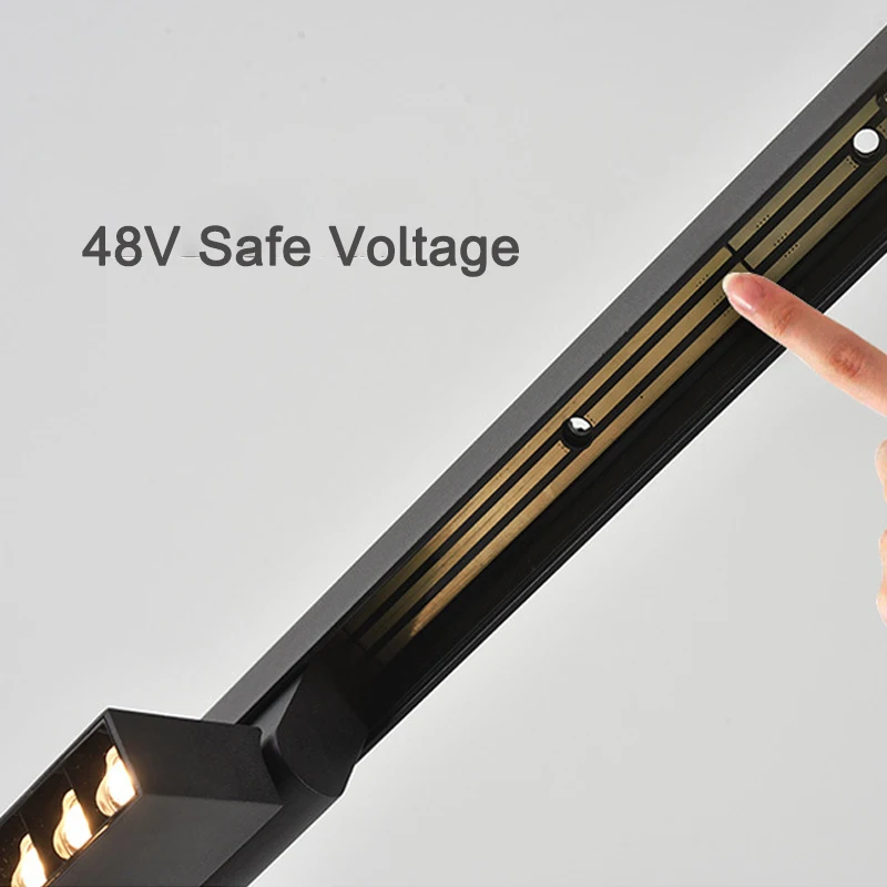 Surface Mounted Magnetic Track Light Linear Magnet Track Lighting