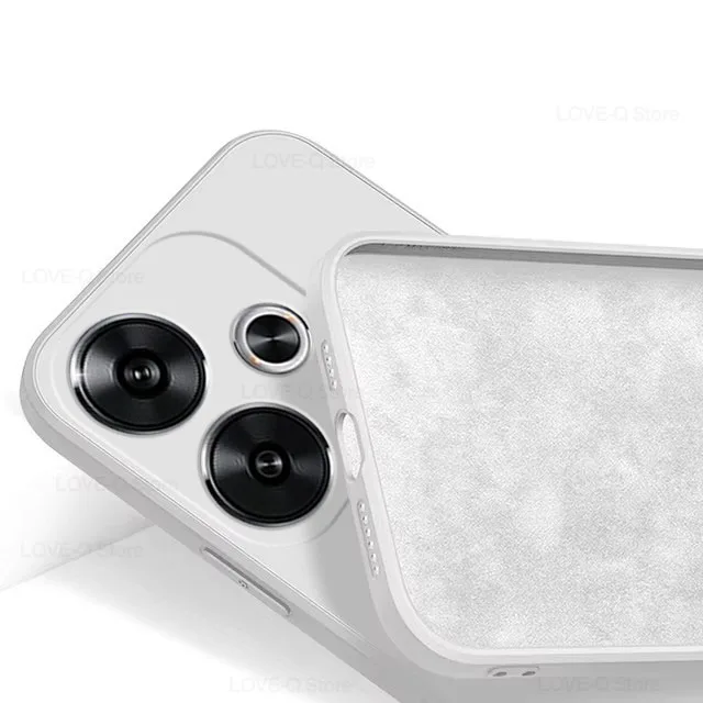 Luxury Liquid Silicone Shockproof Soft Phone Case - Elegant Design