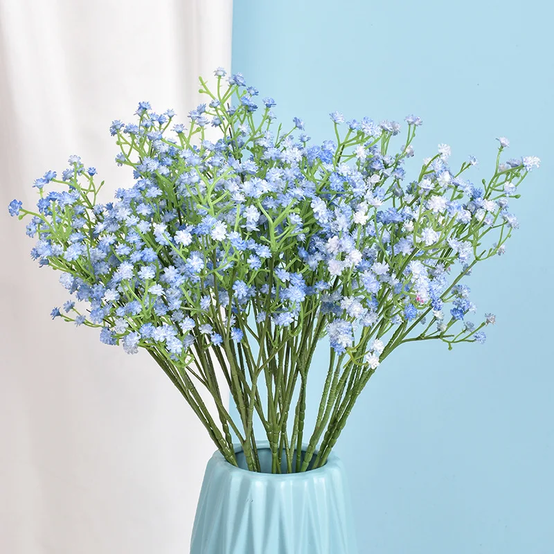 Artificial Gypsophila Flowers Wedding DIY Bouquet Decoration Arrangement Plastic Baby's Breath Fake Flowers Home Decor Artificial Plants Artificial Flower Bouquet