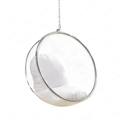 

Bubble Chair Hemisphere Transparent Glass Glider Indoor Ins Resort Balcony Swing Basket Photography Artifact Strong Bearing Acry