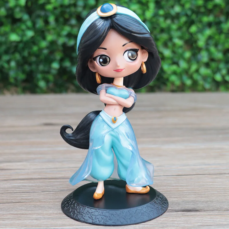 Disney Aladdin and The Magic Lamp Movie Action Characters Jasmine Q Posket Anime Peripheral Character Model Collectibles Toys