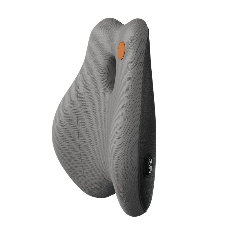 Hot Sale Car Seat Accessory with Memory Foam Lumbar Cervical Neck Pillow Vibration Massage Cushion Backrest Type Support Cushion