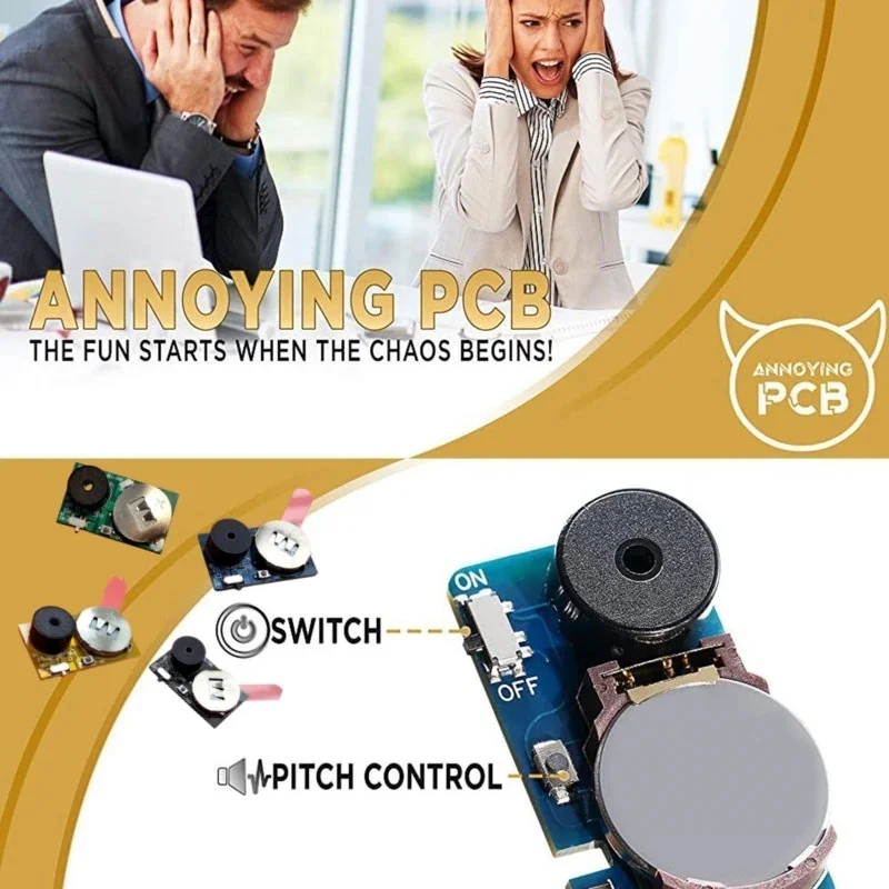 

Annoyatron Prankster Pack Annoyatron Prank Noise Maker Hide Annoying PCB Prank Device Beep Buzzer Joke Fun Tricky Toy Chaos