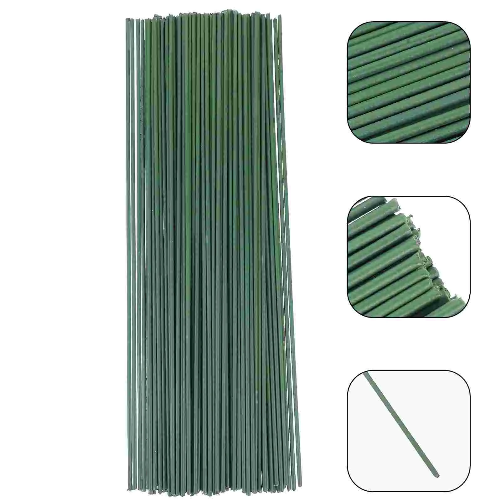 

100pcs Flower Making Stem Wires Artificial Flower Stem Floral Arrangement Kit