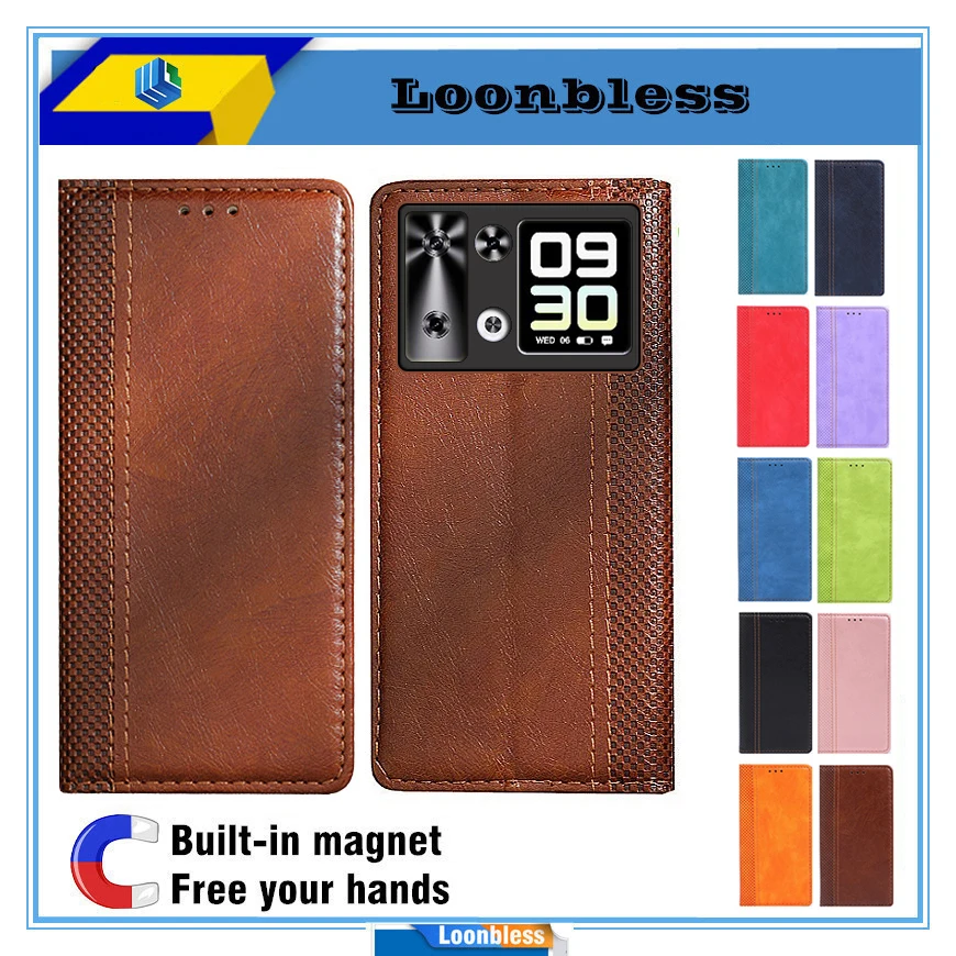 Leather Flip Wallet Phone Case - Elegant Book Style Cover