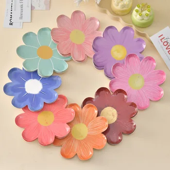 Flower Theme Party Plates 1