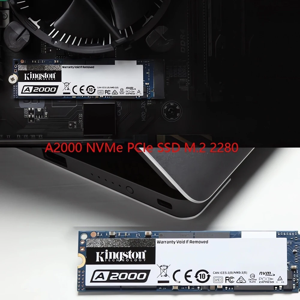 Kingston-disco Rígido Interno Ssd Nvme Pcie M.2 2280 250gb 500gb Também Unidade de Estado Sólido para pc Notebook Desktop - Imagem 6