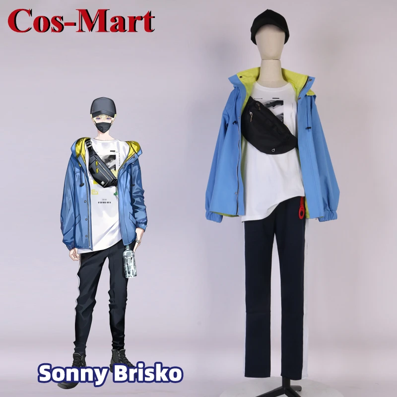 

Cos-Mart Anime VTuber Noctyx Sonny Brisko Cosplay Costume Fashion Handsome New Uniform Unisex Activity Party Role Play Clothing