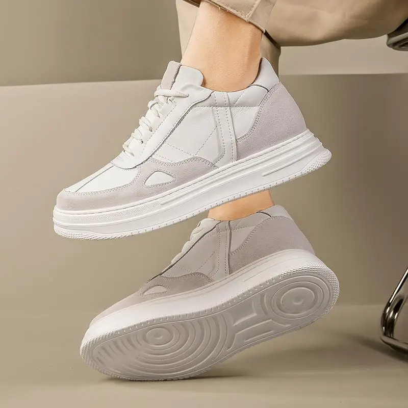 Men Elevator Shoes Height Breathable Sneakers Shoes Men's 6cm Sports Casual Shoes Invisible Inner Heightening Shoes for Men 6cm