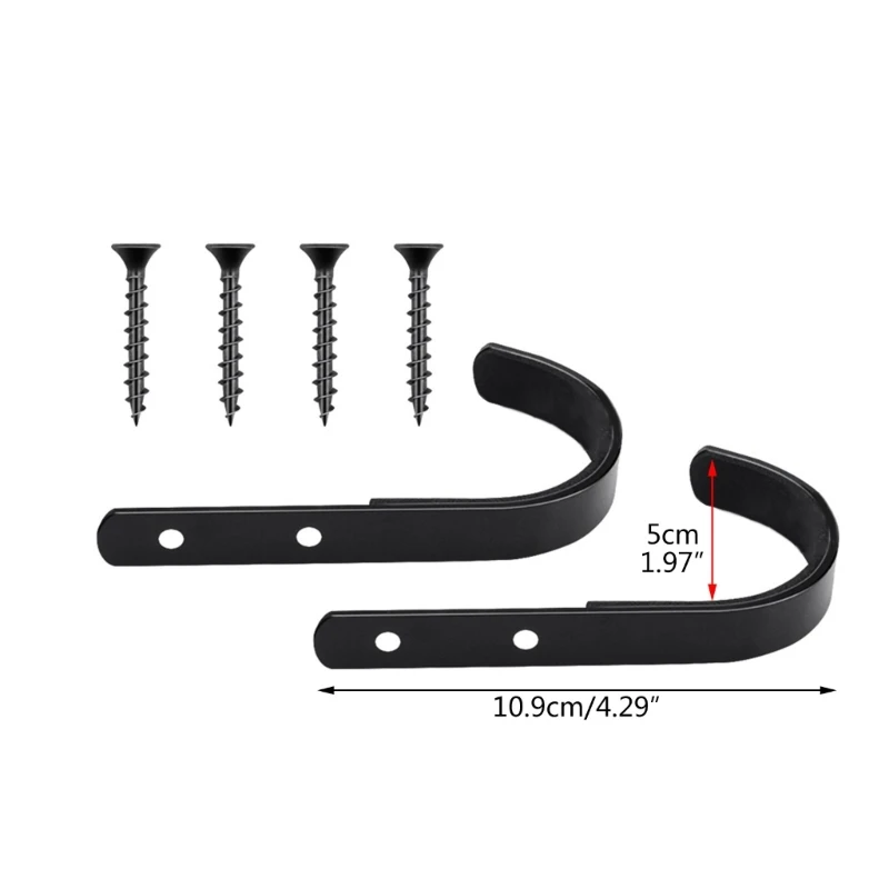 Shotguns Hanging Hook Holder Guns Storage Display for Rifles Shotguns Airsoft Guns Rack Wall Mount Rifle Hanger 2 Pack