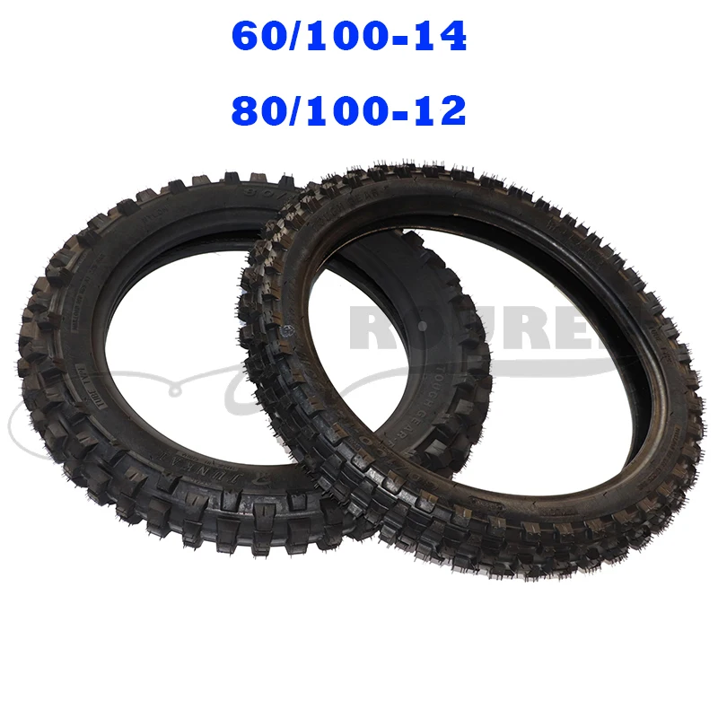 

motorcycle Front 60/100-14 Rear 80/100-12 Inner and outer tires for China Kayo BSE off-road motocross motorcycles