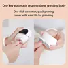 Electric Nail Clipper Automatic Nail Trimmer Safe Rechargeable Fingernail Cutter with Nail File for Kids Portable Manicure Tool 3