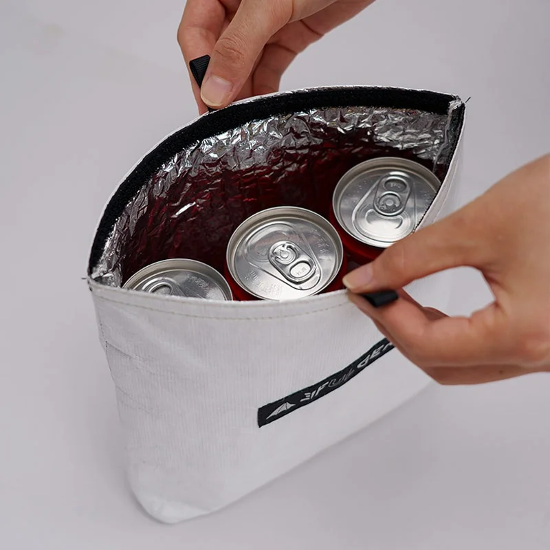 3F UL GEAR Outdoor Ultralight Insulation Bag Portable Hiking Mountainteering Aluminum Foil Food Drink Keep Warm Bag Cooler Bag