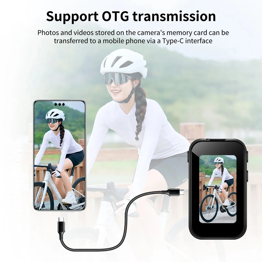 Action caméra ultra compacte portable pour moto et vélo vlogging_voghion.com